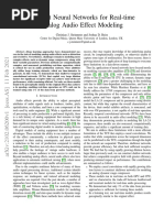 Efficient Neural Networks for Real-time Analog Audio Effect Modeling