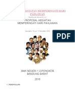 Proposal Kegiatan Memperingati Hari Pahlawan