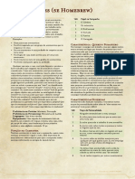 Antecedentes (Homebrew) DND 5e