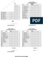 DAFTAR HADIR