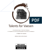 Talents For Vaesen: Place Image Here