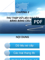 chương 2 - thu thập dữ liệu sơ cấp bằng bảng câu hỏi