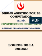 Construcciones geométricas para dibujo asistido por computadora