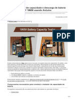 Traduzido Circuitdigest - com-DIY 18650 Li-Ion Battery Capacity and Discharge Testing Meter Using Arduino