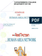 Seminar ON: Human Area Network