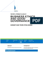 Modul Business Ethic and Good Governance (TM1)