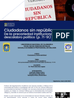 Ciudadanos Sin República ¿Cómo Sobrevivir en La Jungla Política Peruana (P. 71-91)