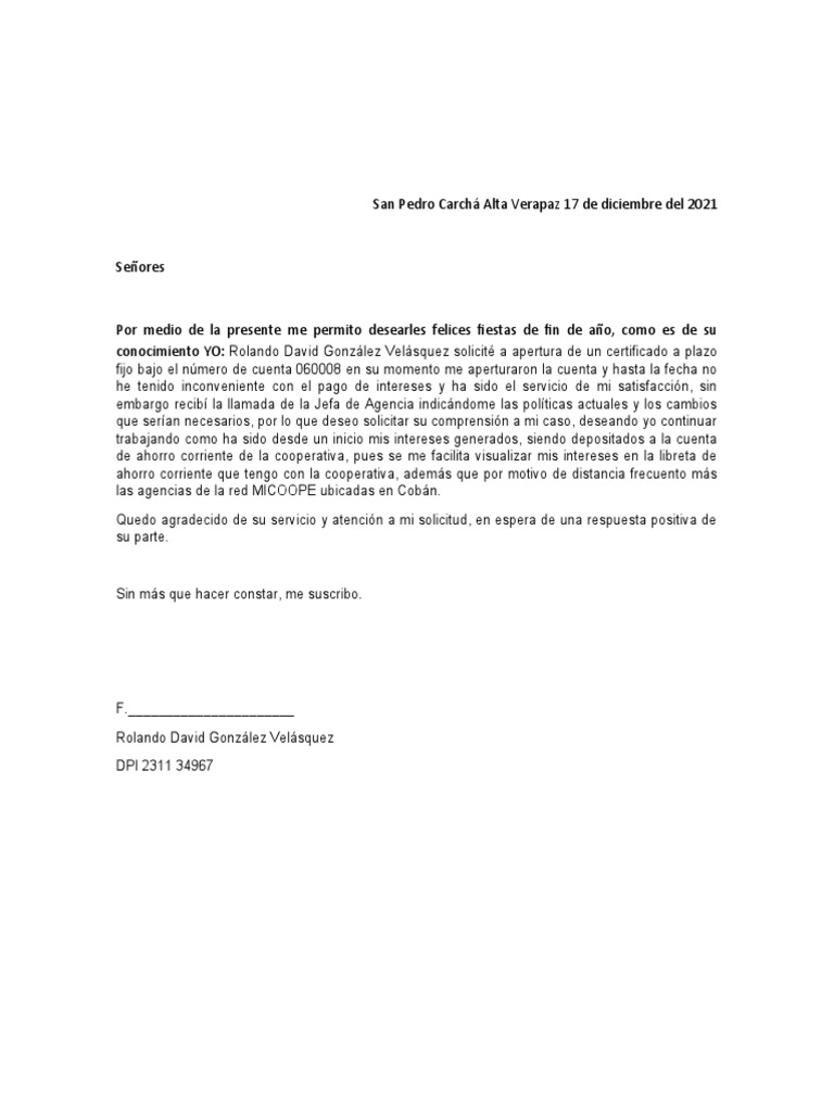 Carta Socio | PDF