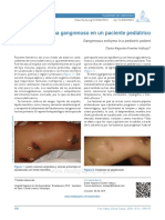 Ectima Gangrenoso en Un Paciente Pediátrico: Gangrenous Ecthyma in A Pediatric Patient