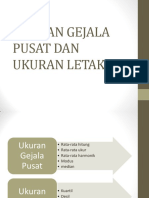 UKURAN GEJALA PUSAT DAN UKURAN LETAK