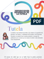 Disposiciones Generales de La Tutela