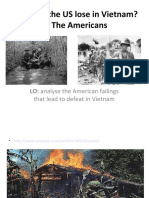 Why Did The US Lose in Vietnam? - The Americans: LO: Analyse The American Failings