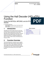 Using The Hall Decoder (HD) eTPU Function: Covers The MCF523x, MPC5500, and All eTPU-equipped Devices