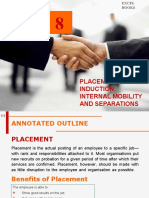 Placement, Induction, Internal Mobility and Separations