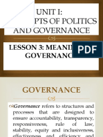 Phil.politics Lesson2 Meaning of Governance