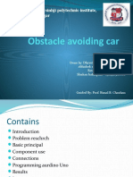 Obstacle Avoiding Car: Sir Bhavsinhji Polytechnic Institute, Bhavnagar