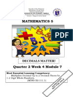 Mathematics 5: Decimals Matter!