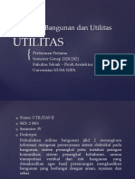 SISTEM BANGUNAN DAN UTILITAS