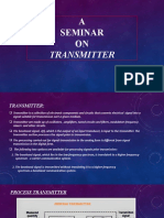 Transmitter Seminar: Understanding How Transmitters Process Signals for Transmission