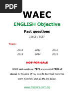 Waec English 