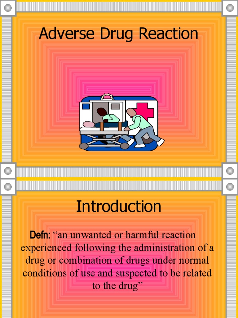 Understanding Adverse Drug Reactions | PDF | Allergy | Benzodiazepine