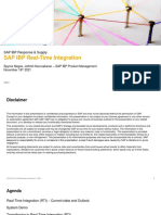 2021 SAP IBP Real Time Integration November 18, 2021