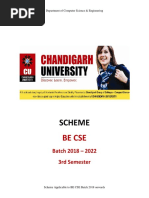 Batch 2018 3rd Semester CSE