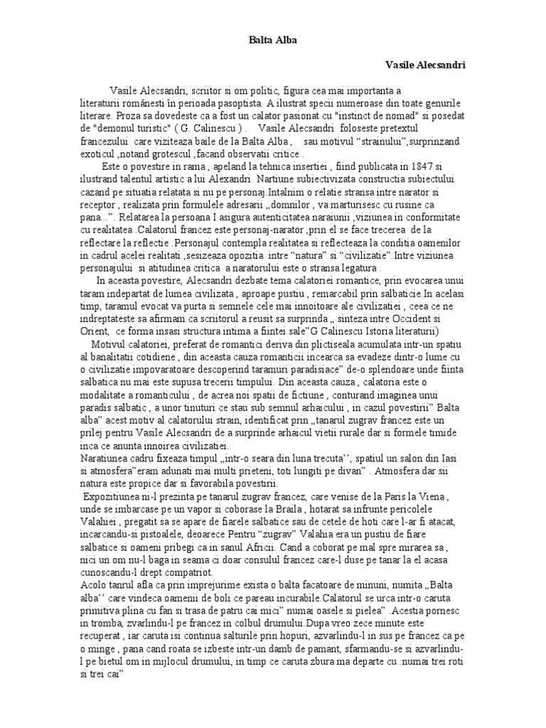 Balta Alba - Www.e-referat