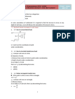 Foundation Engineering: Calculating Stress Increase and Settlement