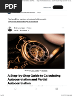 A Step-by-Step Guide to Calculating Autocorrelation and Partial Autocorrelation