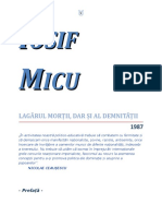 Iosif Micu - Lagarul Mortii, Dar Si Al Demnitatii