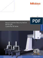 Crysta-Plus M Series: Manual Coordinate Measuring Machine Microcord