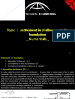 Problems On Settlement in Foundation - PDF