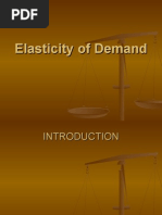 Elasticity of Demand