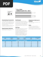 Diametro de Cabos Singelos