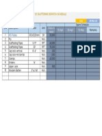 IC Shuttering - Dispatch Schedule