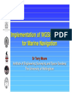 Implementation of WGS84 and GPS For Marine Navigation
