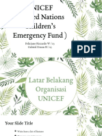 Unicef (United Nations Children's Emergency Fund) : Feliciano Riccardo W / 03 Gabriel Evann H / 05