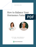 How To Balance Your Hormones Naturally: Masterclass