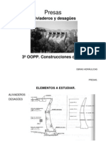 Elementos de presas: aliviaderos y desagües