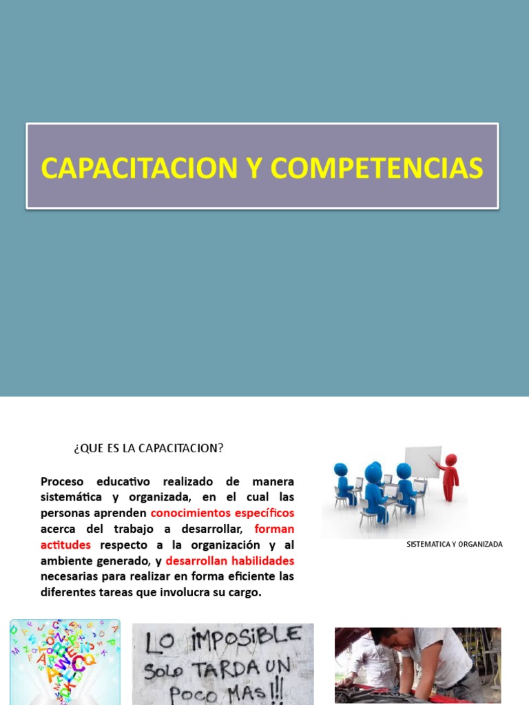 Capacitacion Basado en Competencias | PDF | Evaluación | Business