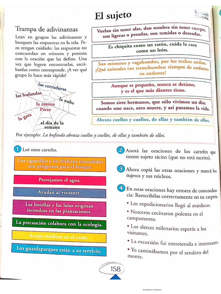 Sujeto Expreso Simple Y Sujeto Expreso Pdf