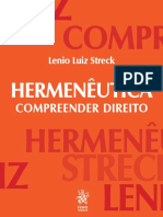 Hermenêutica - Compreender Direito by Lenio Luiz Streck