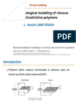 Phenomenological Modeling of Viscous Electrostrictive Polymers