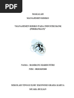 Makalah Manajemen Risiko