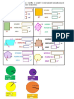 Areas y Perimetros Actividad Final Repaso Examen 5º Ep