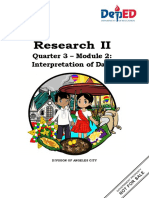Research II: Quarter 3 - Module 2: Interpretation of Data