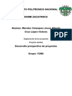 Instituto Politécnico Nacional Esime Zacatenco: Organización de Los Proyectos Proyecto Starlink