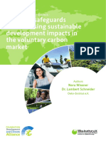 Comparison Standards for voluntary carbon market