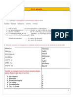 Actividades para La Clase - Trabajar El Pasado Simple